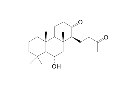 13,17-Dioxo-18,19,24-trisnorcheilanth-6.alpha.-ol