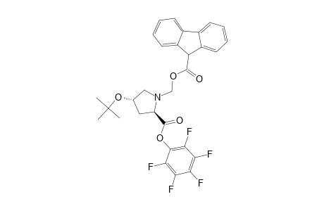 N-alpha-(FLUOREN-9-YL-METHOXYCARBONYL)-HYDROXY-PROLIN-PENTA-FLUORO-PHENYLESTER;MAJOR-COMPOUND