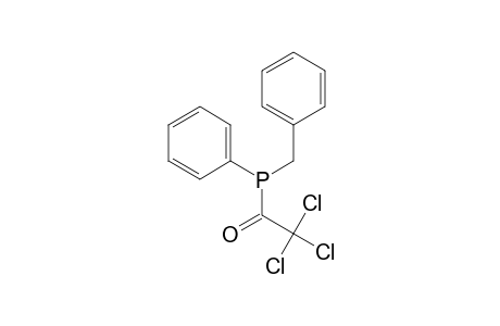 1-[benzyl(phenyl)phosphanyl]-2,2,2-trichloro-ethanone