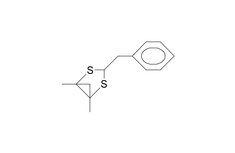 exo-3-Benzyl-1,5-dimethyl-2,4-dithia-bicyclo(3.1.0)hexane