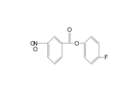 m-nitrobenzoic acid, p-fluorophenyl ester