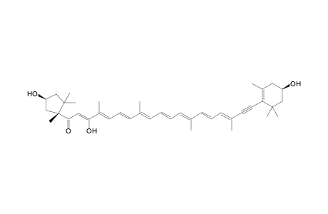 (2Z,4E,6E,8E,10E,12E,14E,16E)-3-hydroxy-19-[(4R)-4-hydroxy-2,6,6-trimethyl-1-cyclohexenyl]-1-[(1R,4S)-4-hydroxy-1,2,2-trimethylcyclopentyl]-4,8,13,17-tetramethyl-1-nonadeca-2,4,6,8,10,12,14,16-octaen-18-ynone