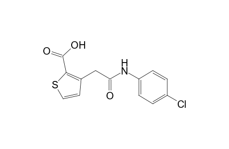 3-[2-(4-chloroanilino)-2-oxoethyl]-2-thiophenecarboxylic acid