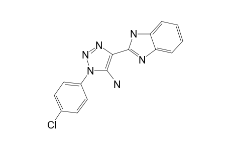 1H-1,2,3-Triazol-5-amine, 4-(1H-1,3-benzimidazol-2-yl)-1-(4-chlorophenyl)-