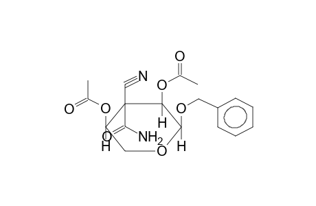 BENZYL 2,4-DI-O-ACETYL-3-DEOXY-3-C-CARBAMOYL-3-C-CYANO-ALPHA-D-XYLOPYRANOSIDE