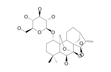 ENMENOL;ENT-7-BETA,20-EPOXY-KAUR-16-ENE-1-BETA,6-ALPHA,7-ALPHA,14-ALPHA,15-ALPHA-PENTANOL-1-O-BETA-D-GLUCOPYRANOSIDE