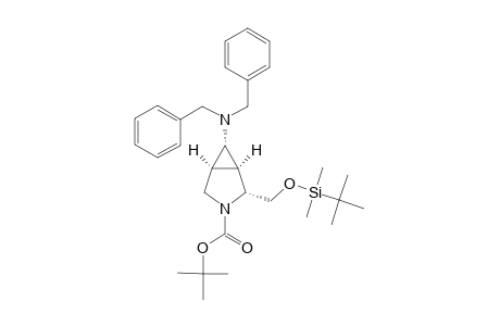 (2R,1'S,3S,4S)-N-ALPHA-BOC-O-TERT.-BUTYLDIMETHYLSILYL-3,4-(DIBENZYLAMINOMETHANO)-PROLINOL