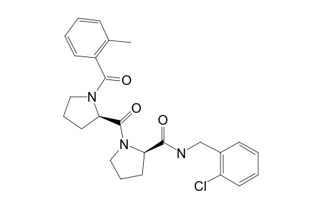 (R)-N-(2-Chlorobenzyl)-1-((2-methylbenzoyl)-D-prolyl)pyrrolidine-2-carboxamide