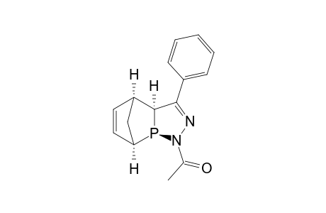 (Exo)-1-acetyl-1,3a,4,7-tetrahydro-3-phenyl-4,7-methanophosphorino[1,2-c][1,2,3]diazaphosphole