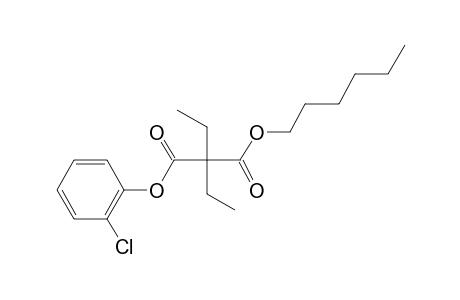 Diethylmalonic acid, 2-chlorophenyl hexyl ester