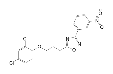 5-[3-(2,4-dichlorophenoxy)propyl]-3-(3-nitrophenyl)-1,2,4-oxadiazole