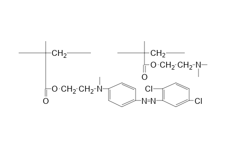 Poly{n-methyl-n-[4-(2,5-dichlorophenyl)-azophenyl]-2-aminoethyl methacrylate-co-n,n-dimethyl-2-aminoethyl methacrylate}