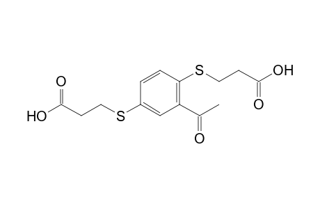 3,3'-[(4-acetyl-p-phenylene)dithio]dipropionic acid