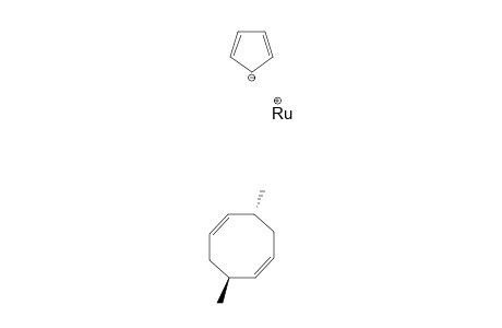 (eta-5-Cyclopentadienyl)(1,2-eta:5,6,7-eta-4,8-exo,exo-dimethylcyclooctadienyl)ruthenium(II)