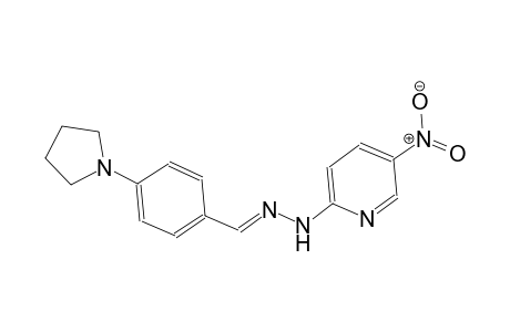 4-(1-pyrrolidinyl)benzaldehyde (5-nitro-2-pyridinyl)hydrazone