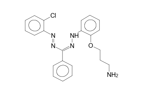 1-[2-(3-AMINOPROPOXY)PHENYL]-3-PHENYL-5-(2-CHLOROPHENYL)FORMAZANE