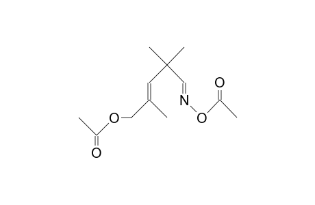 (E)-N-Acetoxy-3,3-dimethyl-5-(acetoxymethyl)-1-azahexa-1,4-diene