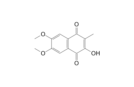 2-HYDROXY-6,7-DIMETHOXY-3-METHYLNAPHTHALENE-1,4-DIONE