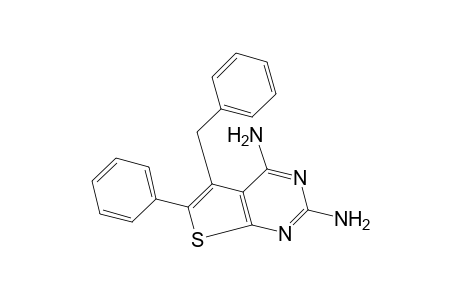 5-benzyl-2,4-diamino-6-phenylthieno[2,3-d]pyrimidine