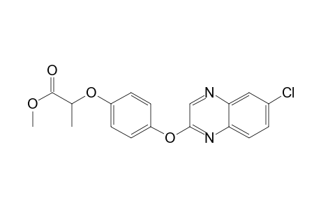 Propanoic acid, 2-[4-[(6-chloro-2-quinoxalinyl)oxy]-phenoxy]-, methyl ester