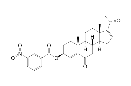 3-BETA-(META-NITROBENZOYLOXY)-PREGNA-4,16-DIENE-6,20-DIONE