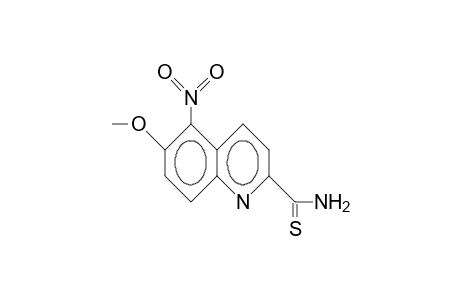 6-methoxy-5-nitro-thioquinaldamide