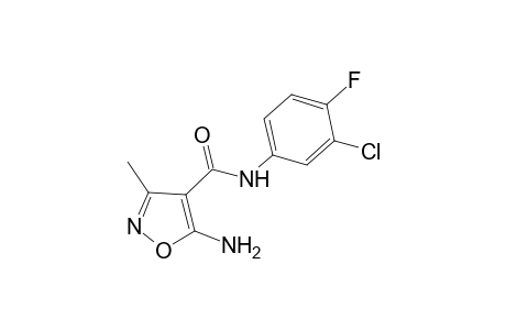 5-Amino-N-(3-chloro-4-fluoro-phenyl)-3-methyl-isoxazole-4-carboxamide
