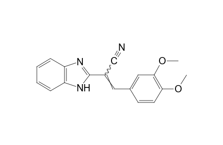 α-veratrylidene-2-benzimidazoleacetonitrile