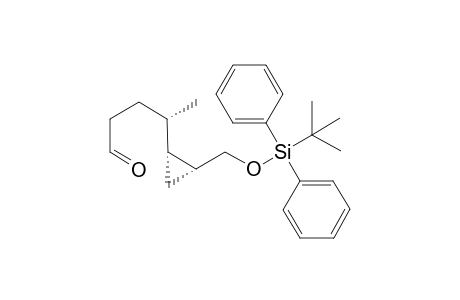 (4S)-4-[(1R,2R)-2-[[tert-butyl(diphenyl)silyl]oxymethyl]cyclopropyl]valeraldehyde