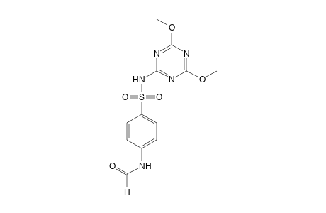 4'-[(4,6-dimethoxy-s-triazin-2-yl)sulfamoyl]formanilide