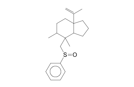 1-Isopropenyl-4,5-dimethylbicyclo[4.3.0]nonan-5-ylmethyl phenyl sulfoxide