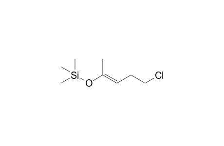 (E)-2-Trimethylsilyloxy-5-chloropent-2-ene