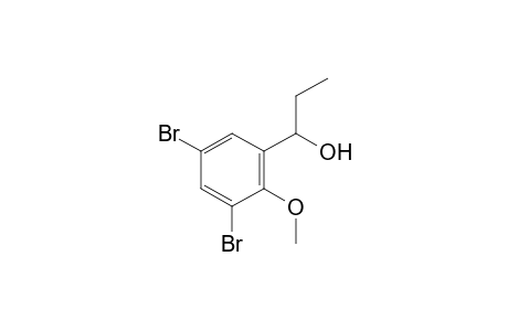 3,5-dibromo-alpha-ethyl-2-methoxybenzyl alcohol