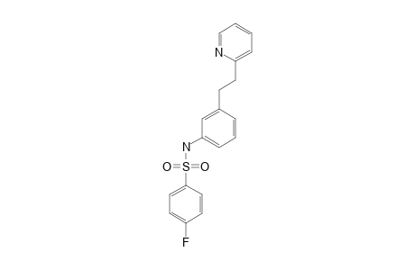 4-fluoro-3'-[2-(2-pyridyl)ethyl]benzenesulfonanilide