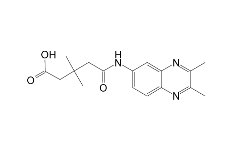 4-[(2,3-dimethylquinoxalin-6-yl)carbamoyl]-3,3-dimethylbutanoic acid