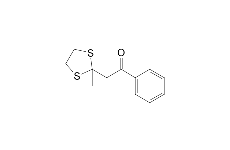 2-(2-Methyl-1,3-dithiolan-2-yl)-1-phenyl-ethanone