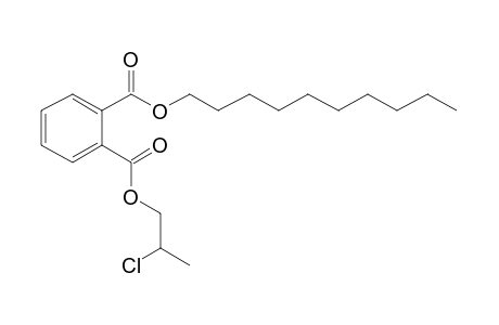 Phthalic acid, 2-chloropropyl decyl ester