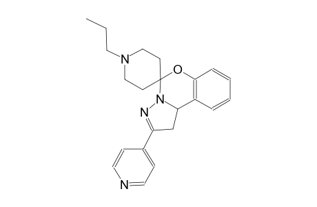 1'-propyl-2-(pyridin-4-yl)-1,10b-dihydrospiro[benzo[e]pyrazolo[1,5-c][1,3]oxazine-5,4'-piperidine]