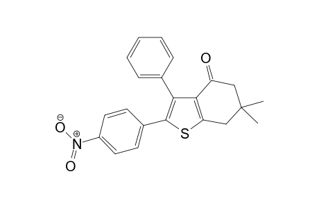 6,6-Dimethyl-2-(4-nitrophenyl)-3-phenyl-6,7-dihydro-1-benzothiophen-4(5H)-one