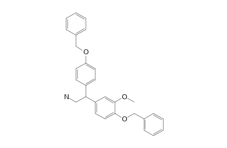 2-(3-Methoxy-4-phenylmethoxy-phenyl)-2-(4-phenylmethoxyphenyl)ethanamine