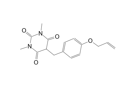 2,4,6(1H,3H,5H)-pyrimidinetrione, 1,3-dimethyl-5-[[4-(2-propenyloxy)phenyl]methyl]-