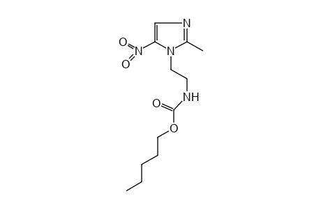 [2-(2-methyl-5-nitroimidazol-1-yl)ethyl]carbamic acid, pentyl ester