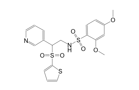 benzenesulfonamide, 2,4-dimethoxy-N-[2-(3-pyridinyl)-2-(2-thienylsulfonyl)ethyl]-