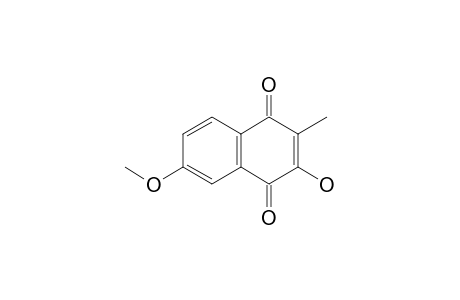 3-Hydroxy-6-methoxy-2-methyl-1,4-naphthoquinone