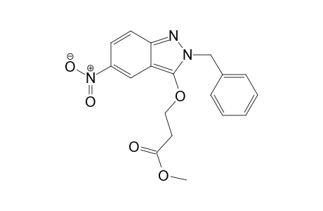 methyl 3-(2-benzyl-5-nitro-indazol-3-yl)oxypropanoate