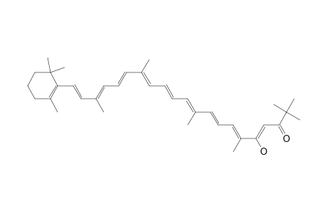 4,6,8,10,12,14,16,18,20-Heneicosanonaen-3-one, 5-hydroxy-2,2,6,10,15,19-hexamethyl-21-(2,6,6-trimethyl-1-cyclohexen-1-yl)-, (Z,E,E,E,E,E,E,E,E)-