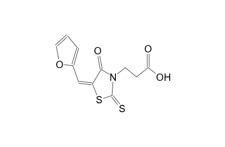 3-thiazolidinepropanoic acid, 5-(2-furanylmethylene)-4-oxo-2-thioxo-,(5E)-