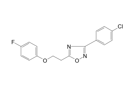 3-(p-chlorophenyl)-5-[2-(p-fluorophenoxy)ethyl]-1,2,4-oxadiazole