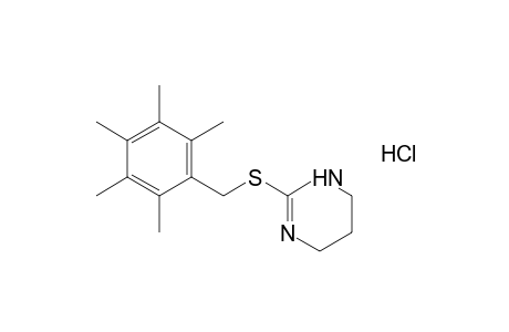 2-[(2,3,4,5,6-pentamethylbenzyl)thio]-1,4,5,6-tetrahydropyrimidine, monohydrochloride