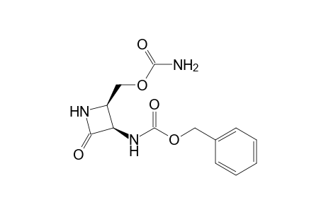 (cis)-3-[(Benzyloxycarbonyl)amino]-4-[(carbamoyl)oxymethyl]-2-azetidinone